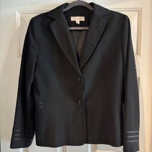 Dress Barn (Larry Levin ) women Black  2pc skirt Business Suit- Sz 10- Gorgeous